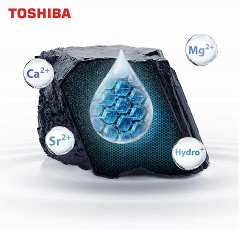 Toshiba tiên phong ra mắt công nghệ lọc nước RO Plus mới- Ảnh 2. Mô phỏng công nghệ đá khoáng giúp bổ sung khoáng chất có lợi