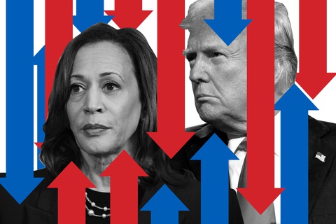 Các chính sách của ông Trump sẽ có lợi cho nhiều lĩnh vực kinh tế, nhưng bà Harris có thể đem lại sự ổn định và dễ đoán mà các doanh nghiệp cần - Ảnh: THE NATION Trump - Harris về kinh tế: Cuộc chiến có cân sức?- Ảnh 1.