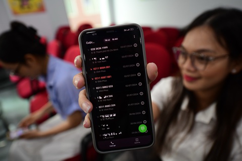 Cuộc gọi rác từ số điện thoại cố định bùng phát mạnh mẽ gần đây khiến người dùng hoang mang - Ảnh: QUANG ĐỊNH Siết thuê bao di động, lại bùng phát cuộc gọi rác từ số cố định- Ảnh 3.