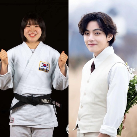 Huh Mi Mi, vận động viên judo Hàn Quốc tiết lộ V (BTS) là động lực của cô tại Olympic Paris 2024 - Ảnh: Naver Huh Mi Mi, vận động viên judo Hàn Quốc, tiết lộ V (BTS) là động lực của cô tại Olympic Paris 2024 - Ảnh: Naver