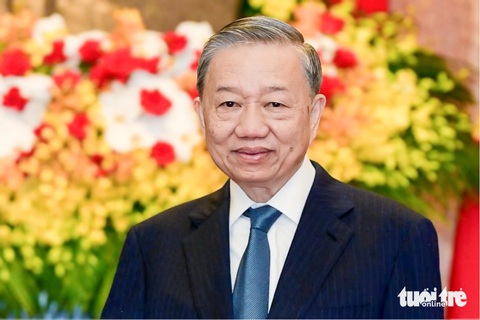Tổng Bí thư, Chủ tịch nước Tô Lâm - Ảnh: NAM TRẦN Lãnh đạo các nước chúc mừng Tổng Bí thư, Chủ tịch nước Tô Lâm- Ảnh 1.