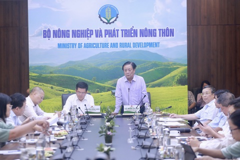Hai bộ trưởng đồng tình đề xuất thành lập Hội đồng Lúa gạo quốc gia- Ảnh 1. Bộ trưởng Lê Minh Hoan và Bộ trưởng Nguyễn Hồng Diên cùng chủ trì hội nghị - Ảnh: C.TUỆ