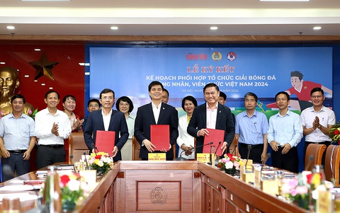 Khởi động Giải bóng đá công nhân, viên chức Việt Nam 2024- Ảnh 2. Khởi động Giải bóng đá công nhân, viên chức Việt Nam 2024- Ảnh 2.