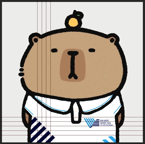 Anh chàng căn chỉnh từng ly từng tí cho chú Capybara diện đồng phục đẹp nhất có thể - Ảnh: DUY KHANG Anh chàng căn chỉnh từng li từng tí cho chú Capybara diện đồng phục đẹp nhất có thể - Ảnh: DUY KHANG
