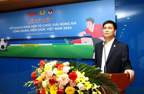 Khởi động Giải bóng đá công nhân, viên chức Việt Nam 2024- Ảnh 1. Khởi động Giải bóng đá công nhân, viên chức Việt Nam 2024- Ảnh 1.