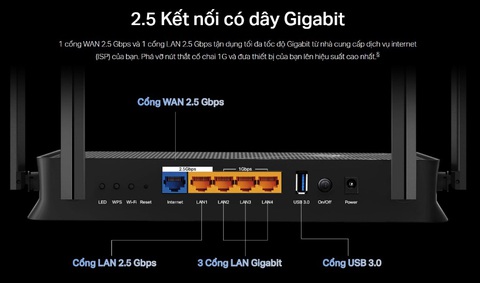 TP-Link Archer BE230 - Router Wi-Fi 7 đầu tiên của TP-Link ra mắt tại Việt Nam- Ảnh 3. TP-Link Archer BE230 - Router Wi-Fi 7 đầu tiên của TP-Link ra mắt tại Việt Nam- Ảnh 3.