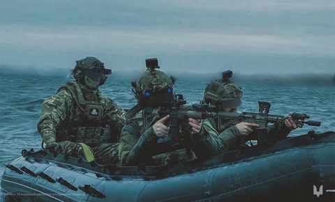 Ukraine đổ bộ, phá vũ khí trên đảo do Nga kiểm soát ở Biển Đen- Ảnh 1. Ukraine tuyên bố đổ bộ lên đảo Tendra Spit do Nga kiểm soát ở Biển Đen - Ảnh: global.espresso.tv