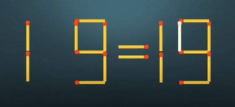 Thử tài IQ: Di chuyển một que diêm để 1-9=13 thành phép tính đúng- Ảnh 2.