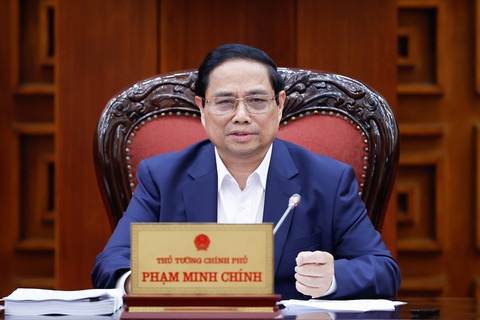 Chính phủ bàn thảo sửa 13 luật để tháo gỡ các vấn đề cấp bách- Ảnh 1. Thủ tướng Chính phủ Phạm Minh Chính - Ảnh: VGP