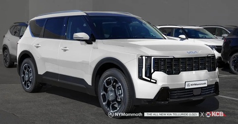 Kia Telluride đời mới lần đầu lộ nội thất: Màn hình ngày càng to- Ảnh 3. Dự đoán thiết kế thế hệ Kia Telluride kế tiếp dựa trên bộ khung SUV điện EV9 và Santa Fe đời mới - Ảnh: NYMammoth