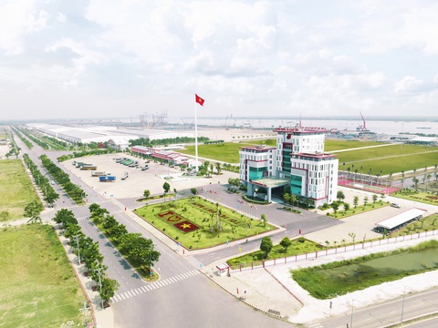 Cảng quốc tế Long An hướng đến phát triển bền vững- Ảnh 1. Toàn cảnh Cảng quốc tế Long An