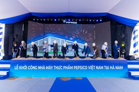 PepsiCo Foods xây dựng chuỗi giá trị bền vững thông qua nhà máy mới- Ảnh 1. Khởi công xây dựng nhà máy tại Hà Nam