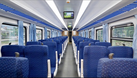 Thử nghiệm toa tàu hạng sang của Tập đoàn Jinxin Trung Quốc chạy tuyến TP.HCM - Nha Trang- Ảnh 1. Bên trong toa tàu của Tập đoàn Jinxin - Ảnh: Công ty cổ phần Vận tải đường sắt Sài Gòn