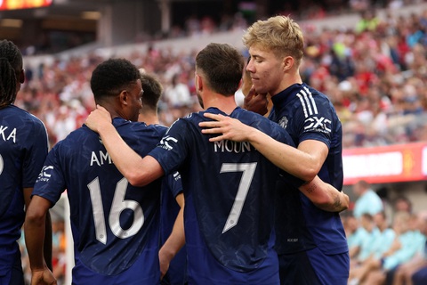 Máy tính soi tỉ số Siêu cúp Anh 2024: Man City đánh bại Man United 2-1- Ảnh 2. Man United được dự đoán sẽ khó giành chiến thắng trước Man City - Ảnh: REUTERS