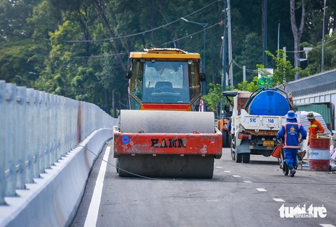Diện mạo hầm chui cửa ngõ sân bay Tân Sơn Nhất đã hoàn thiện 99%- Ảnh 2. Diện mạo hầm chui cửa ngõ sân bay Tân Sơn Nhất đã hoàn thiện 99%- Ảnh 2.