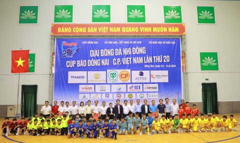 Khai mạc Giải bóng đá nhi đồng Cúp Báo Đồng Nai - C.P. Việt Nam lần thứ 20- Ảnh 1. Khai mạc Giải bóng đá nhi đồng Cúp Báo Đồng Nai - C.P. Việt Nam lần thứ 20- Ảnh 1.