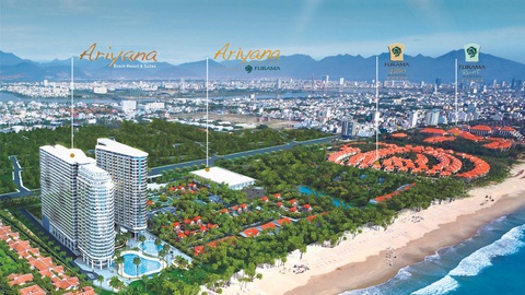 Furama - Ariyana Đà Nẵng đạt giải thưởng 'Nơi làm việc tốt nhất châu Á 2024'- Ảnh 2. Toàn cảnh quần thể du lịch Quốc tế Furama - Ảnh: Furama cung cấp