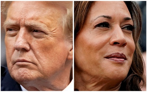 Ông Trump và bà Harris chuẩn bị bước vào cuộc đấu quyết định - Ảnh 1. Ông Trump và bà Harris chuẩn bị bước vào cuộc đấu quyết định - Ảnh 1.