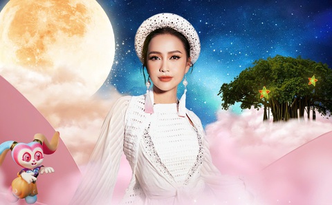 Hoa hậu Ngọc Châu làm chị Hằng mùa trung thu - Ảnh 1. Hoa hậu Ngọc Châu làm chị Hằng mùa trung thu - Ảnh 1.
