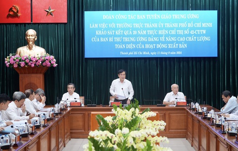 Phó chủ tịch UBND TP.HCM: Ngành xuất bản là ngành đặc thù, cần tạo điều kiện đặc thù - Ảnh 1.