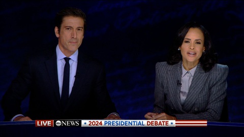 Ông Trump và bà Harris 'so găng' trong cuộc tranh luận đầu tiên - Ảnh 5. Ông Trump và bà Harris 'so găng' trong cuộc tranh luận đầu tiên - Ảnh 6.