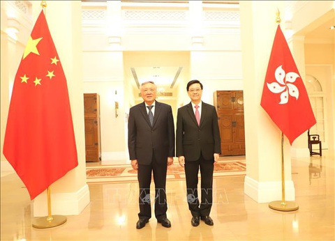 Phó thủ tướng Nguyễn Hòa Bình tham dự hội nghị 'Vành đai và Con đường' tại Hong Kong - Ảnh 3. Phó thủ tướng Nguyễn Hòa Bình tham dự hội nghị 'Vành đai và Con đường' tại Hong Kong - Ảnh 3.