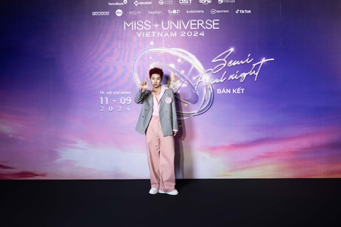 Mai Ngô bắn rap ngay trên thảm đỏ Bán kết Miss Universe Vietnam 2024 - Ảnh 7.
