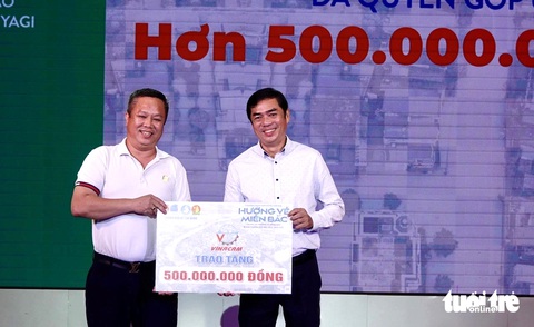 Hướng về miền Bắc góp thêm 3,5 tỉ đồng cho người dân khắc phục hậu quả sau bão - Ảnh 3. Hướng về miền Bắc góp thêm 3,5 tỉ đồng hỗ trợ người dân vùng mưa lũ sau bão số 3 - Ảnh 3.