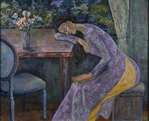 Lê Trang, họa sĩ đương đại duy nhất của Việt Nam tham gia triển lãm quốc tế tại Saatchi Gallery - Ảnh 3. Lê Trang, họa sĩ đương đại duy nhất của Việt Nam tham gia triển lãm quốc tế tại Saatchi Gallery - Ảnh 3.