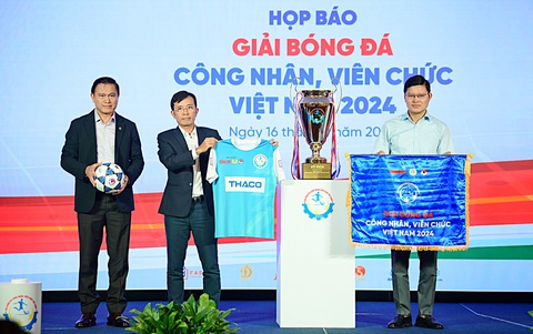 Giải bóng đá Công nhân Viên chức Việt Nam 2024: Chăm lo cho nguồn tài nguyên quý giá - Ảnh 1. Giải bóng đá Công nhân Viên chức Việt Nam 2024: Chăm lo cho nguồn tài nguyên quý giá - Ảnh 1.