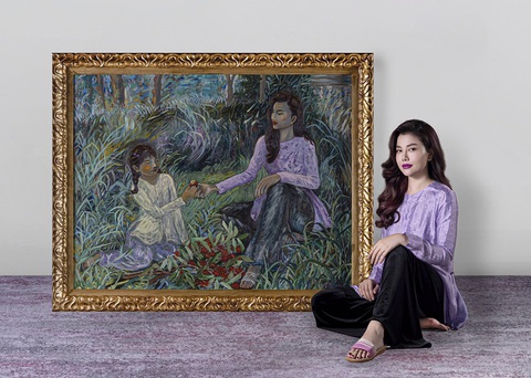 Lê Trang, họa sĩ đương đại duy nhất của Việt Nam tham gia triển lãm quốc tế tại Saatchi Gallery - Ảnh 1. Nữ họa sĩ đương đại duy nhất của Việt Nam tham gia triển lãm quốc tế tại Saatchi Gallery - Ảnh 1.