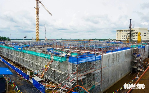 Nhà máy xử lý nước thải Nhiêu Lộc - Thị Nghè đang chậm tiến độ - Ảnh 1. Nhà máy xử lý nước thải Nhiêu Lộc - Thị Nghè đang chậm tiến độ - Ảnh 2.