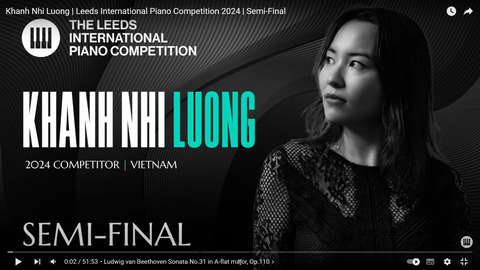 Lương Khánh Nhi xuất sắc vào chung kết cuộc thi piano top 5 thế giới - Ảnh 1. Lương Khánh Nhi vào chung kết cuộc thi piano top 5 thế giới - Ảnh 1.