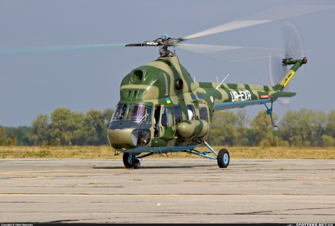 Trực thăng Mi-2 của Ukraine rơi khi huấn luyện, 2 người chết - Ảnh 1. Trực thăng Mi-2 của Ukraine rơi khi huấn luyện, 2 người chết - Ảnh 1.