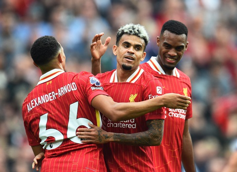 Luis Diaz lập cú đúp, Liverpool trở lại mạch thắng ở Premier League - Ảnh 1.