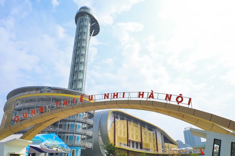 Hà Nội khánh thành Cung thiếu nhi hơn 1.300 tỉ đồng - Ảnh 3. Hà Nội khánh thành Cung thiếu nhi hơn 1.300 tỉ đồng - Ảnh 4.