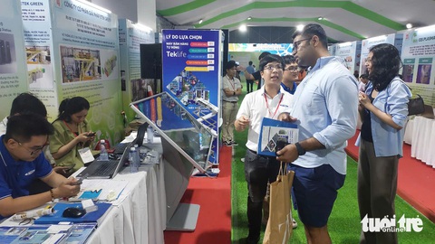 Nhiều thương hiệu tiêu biểu về công nghệ xanh quy tụ tại trung tâm TP.HCM - Ảnh 2.