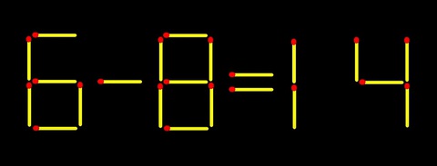 Thử tài IQ: Di chuyển một que diêm để 3-8=5 thành phép tính đúng - Ảnh 1.