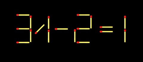 Thử tài IQ: Di chuyển một que diêm để 37-2=1 thành phép tính đúng - Ảnh 1.