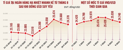 Tỉ giá 'êm đềm', VND mạnh lên - Ảnh 5.