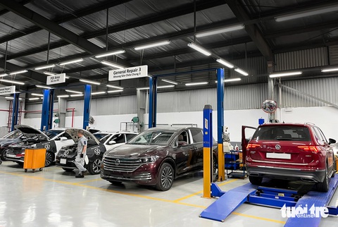 Xưởng dịch vụ Volkswagen đạt tiêu chuẩn toàn cầu tại Hà Nội có gì: Rộng hơn 1.000 m2, trang thiết bị - Ảnh 6.