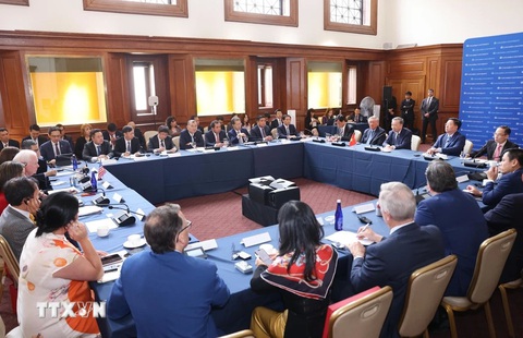 Tổng Bí thư, Chủ tịch nước Tô Lâm tiếp các chuyên gia, học giả tại ĐH Columbia - Ảnh 5. Chuyên gia, học giả Mỹ chỉ ra những dư địa phát triển của kinh tế Việt Nam - Ảnh 6.
