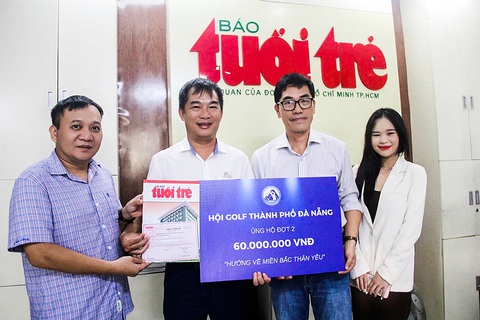 Hội Golf thành phố Đà Nẵng cùng Tuổi Trẻ hướng về đồng bào bão lũ - Ảnh 1. Hội Golf thành phố Đà Nẵng cùng Tuổi Trẻ hướng về đồng bào bão lũ - Ảnh 1.