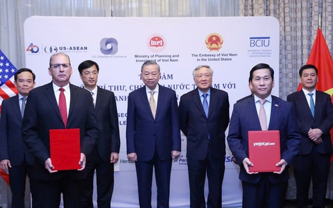 Tổng Bí thư, Chủ tịch nước Tô Lâm dự tọa đàm với các doanh nghiệp hàng đầu Mỹ - Ảnh 5. Tổng Bí thư, Chủ tịch nước Tô Lâm dự tọa đàm với các doanh nghiệp hàng đầu Mỹ - Ảnh 4.