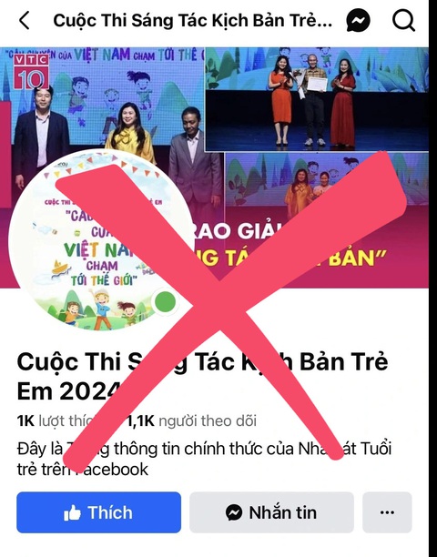 Nhà hát Tuổi trẻ bị mạo danh, nghệ sĩ Mỹ Uyên bị sử dụng hình ảnh trái phép - Ảnh 1. Nhà hát Tuổi Trẻ, nghệ sĩ Mỹ Uyên bị mạo danh và sử dụng hình ảnh trái phép - Ảnh 1.