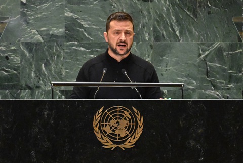 Ông Zelensky cáo buộc Nga âm mưu tấn công các nhà máy hạt nhân - Ảnh 1. Tổng thống Zelensky phát biểu gì tại Đại hội đồng Liên Hiệp Quốc? - Ảnh 1.