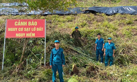 Bắc Giang: Liên tiếp phát hiện vết nứt nguy cơ sạt lở, có vết chừng 1km - Ảnh 1. Bắc Giang: Liên tiếp phát hiện vết nứt nguy cơ sạt lở, có vết chừng 1km - Ảnh 1.