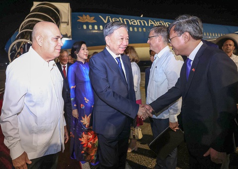 Tổng Bí thư, Chủ tịch nước Tô Lâm và Phu nhân đến Cuba - Ảnh 3. Tổng Bí thư, Chủ tịch nước Tô Lâm và Phu nhân đến Cuba - Ảnh 3.