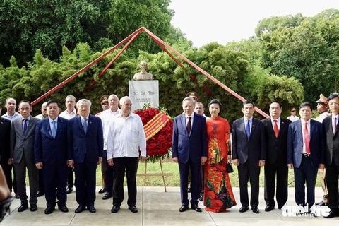 Tổng Bí thư, Chủ tịch nước Tô Lâm tưởng nhớ Bác Hồ tại Cuba - Ảnh 4. Tổng Bí thư, Chủ tịch nước Tô Lâm tưởng nhớ Bác Hồ tại Cuba - Ảnh 4.