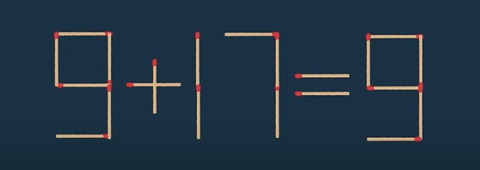 Thử tài IQ: Di chuyển một que diêm để 9+1=2-8 thành phép tính đúng - Ảnh 2.